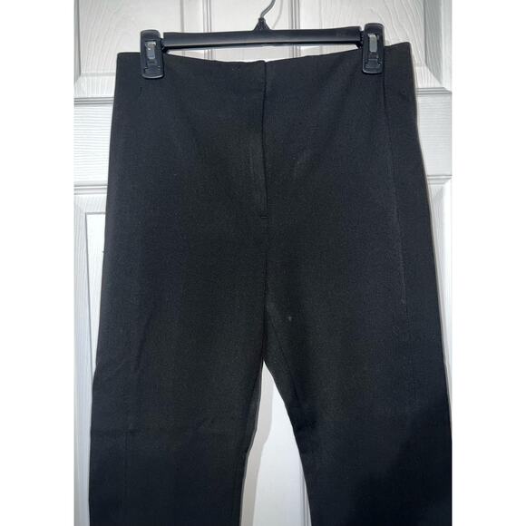Ann Taylor Pants - Ann Taylor Womens Dress Pants Size 8P Petite Black Wide Leg Mid Rise Trousers